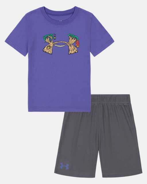 Little Boys' UA Logo Hammock Shorts Set